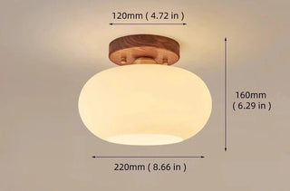 Plafonnier chambre à coucher moderne lumineux et en bois - superluminaire