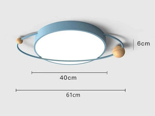 Plafonnier chambre bébé avec LED et avec petite planète - superluminaire